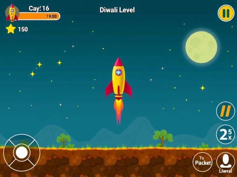 Jeera Glider Rocket Gameplay Screenshot